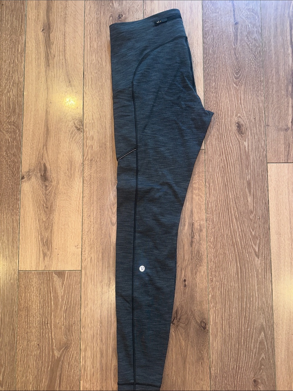 Lululemon Black Heathered Athletic Leggings